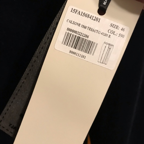 Beatrice B Deep Navy Velvet Valet Trousers sz 8 - Picture 5 of 8